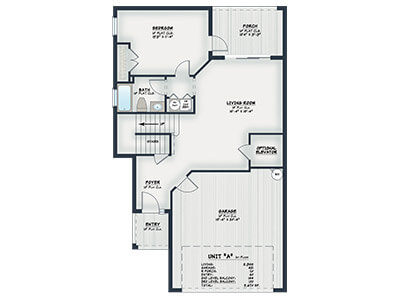 Unit A Floor plan