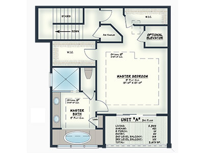 Unit A Floor plan