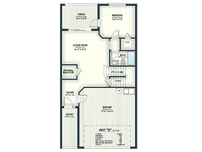 Unit B Floor plan