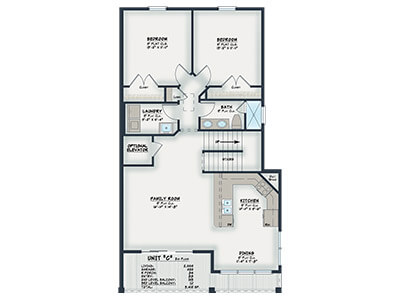 Unit C Floor plan